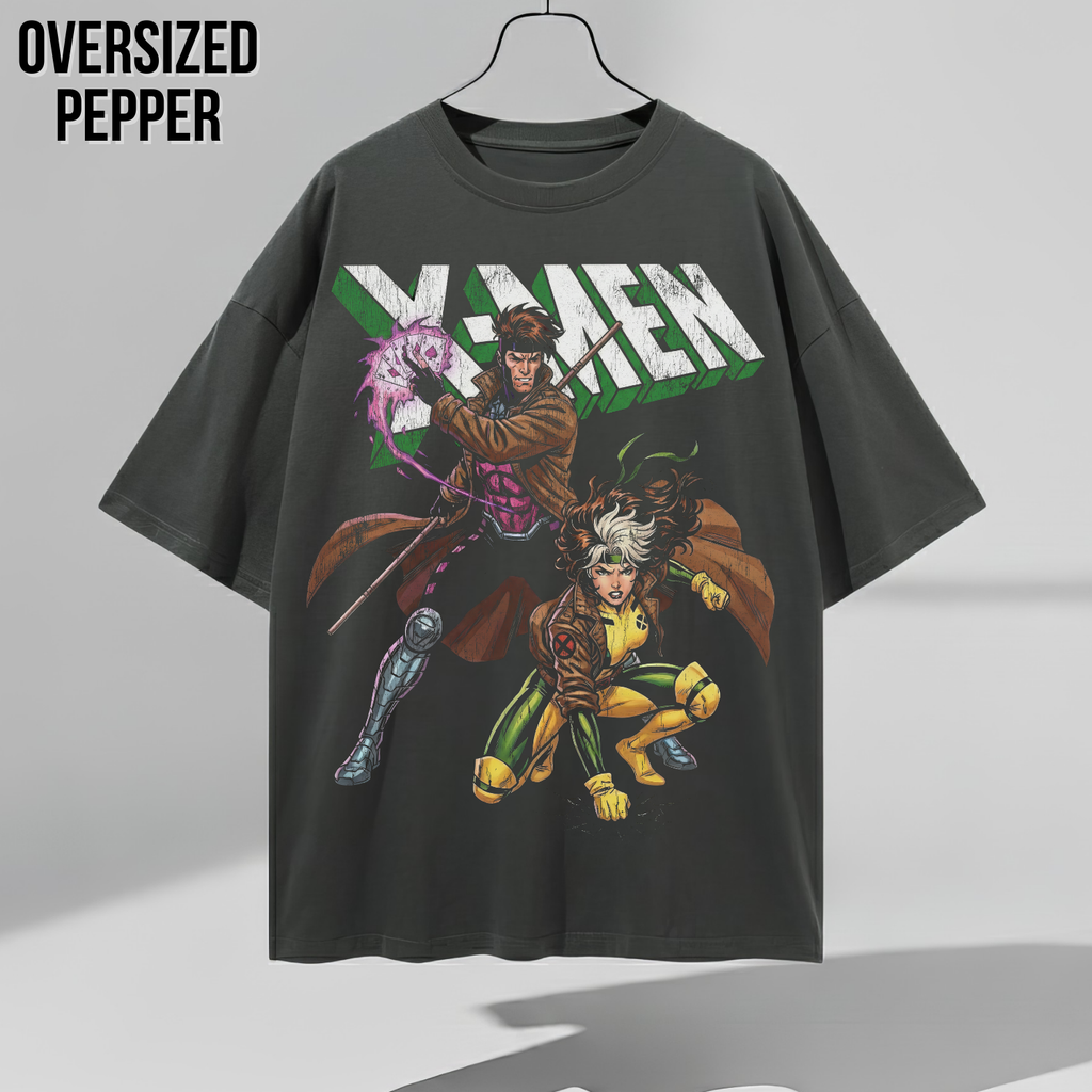 Marvel X-Men Gambit Rogue Shirt - Retro Marvel Mutant Tee