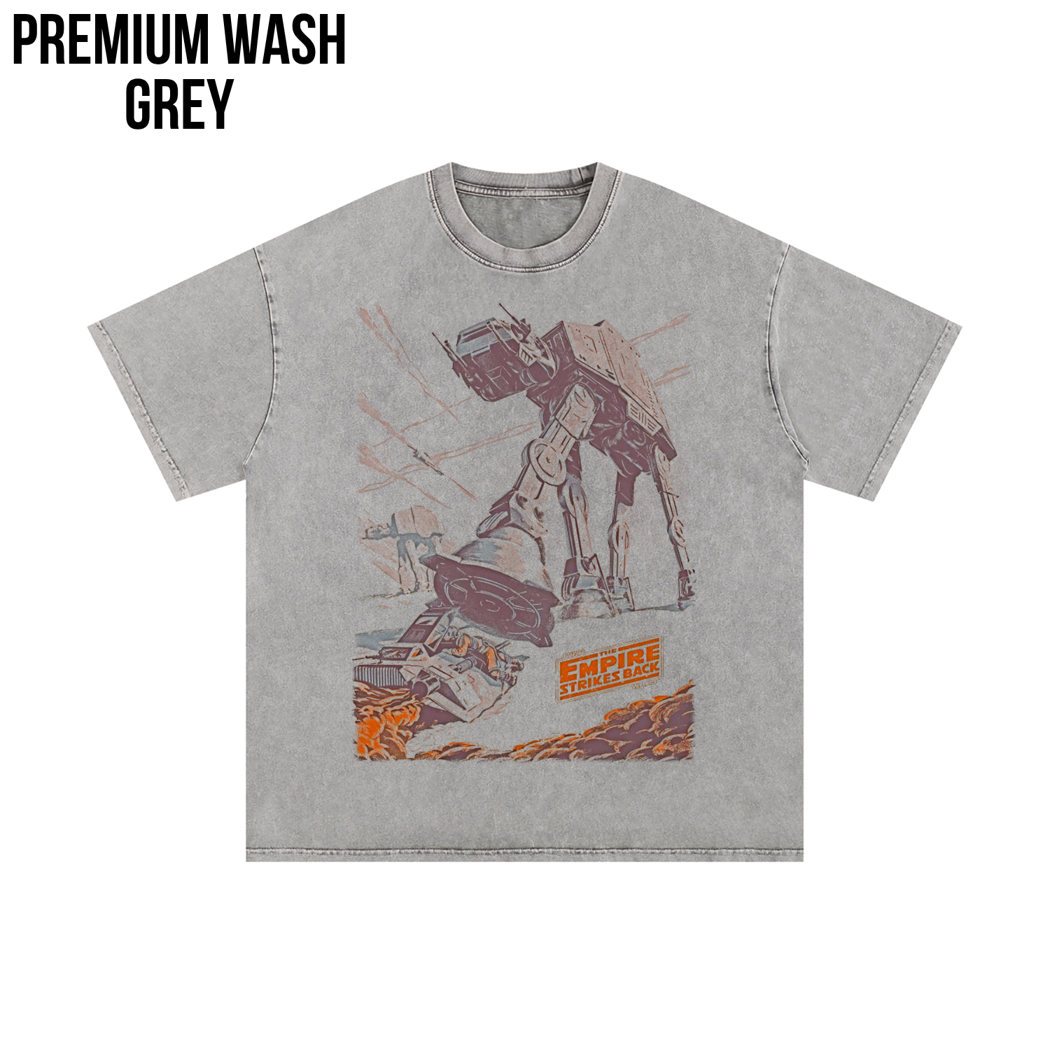 Star Wars Empire Strikes Back Shirt – AT-AT Battle of Hoth Graphic Tee