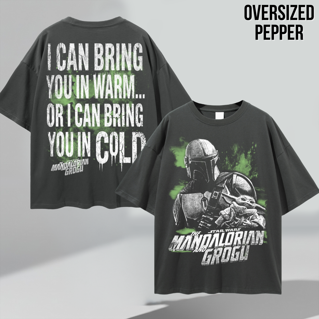 Mandalorian and Grogu Shirt: Din Djarin Star Wars Tee
