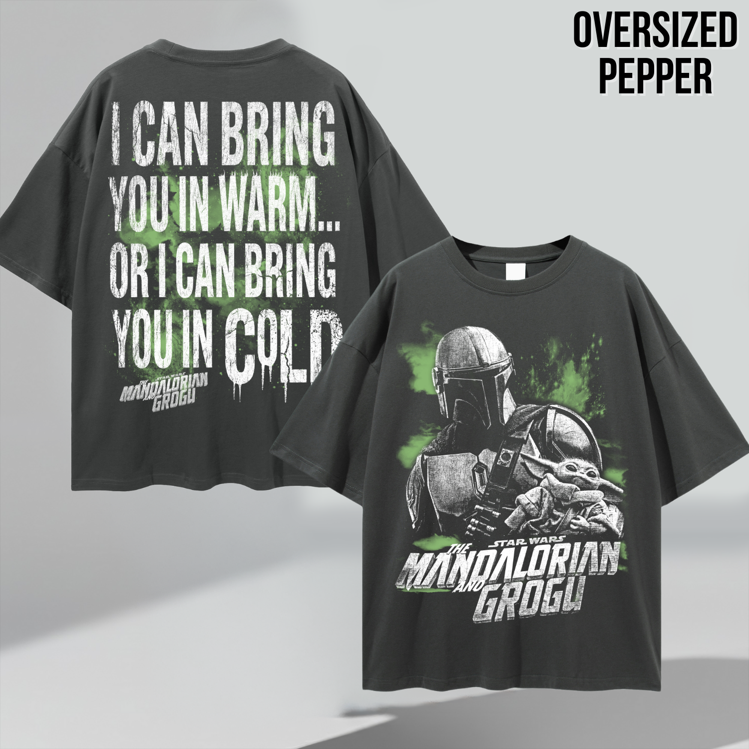 Mandalorian and Grogu Shirt: Din Djarin Star Wars Tee