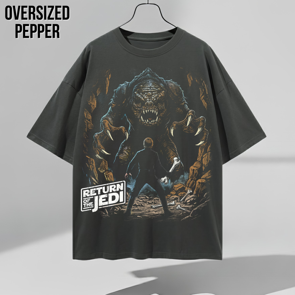 Star Wars Return of the Jedi Rancor Scene Shirt: Luke Skywalker vs Rancor Tee