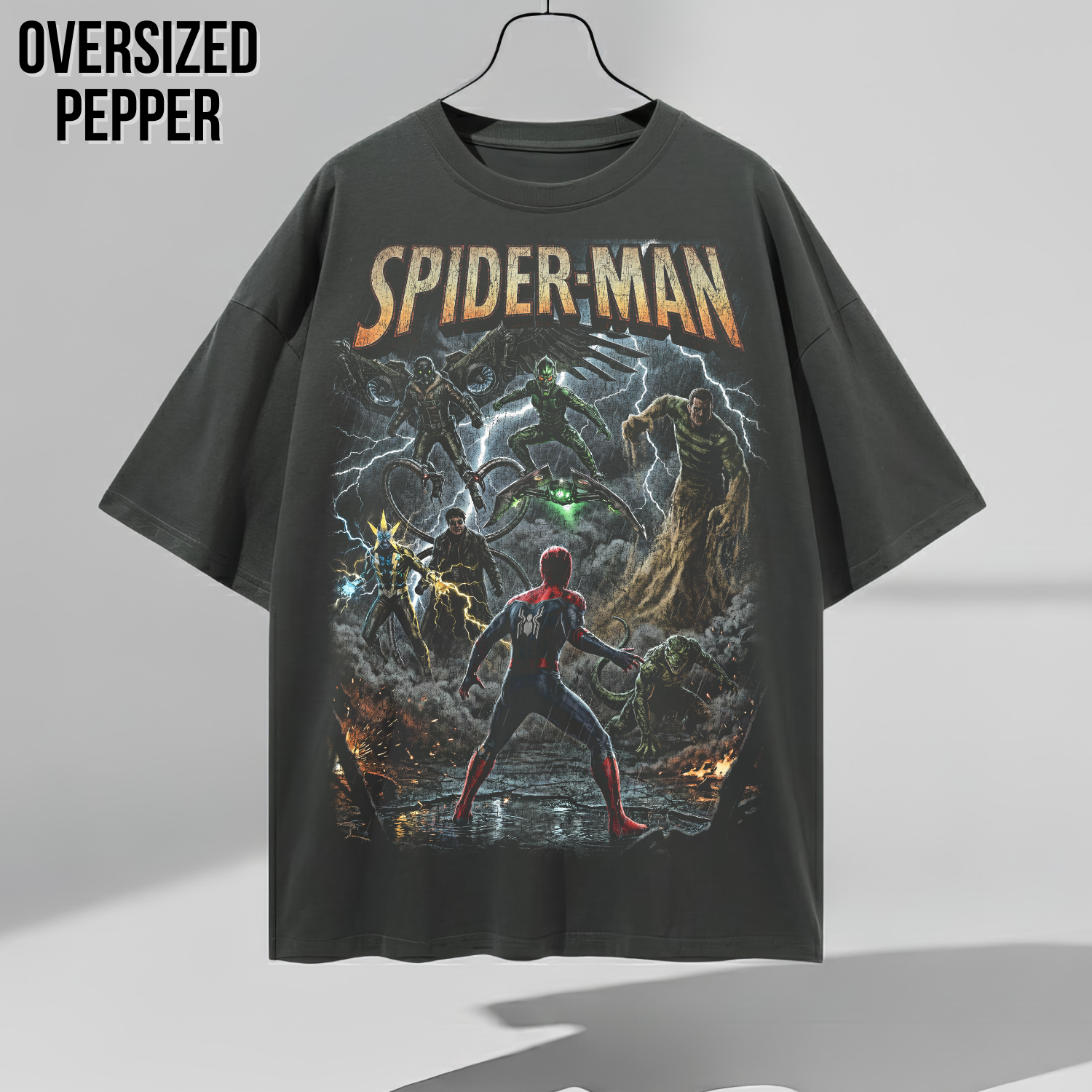 Vintage Spider-Man Sinister Six Shirt: Retro Marvel Villains Tee