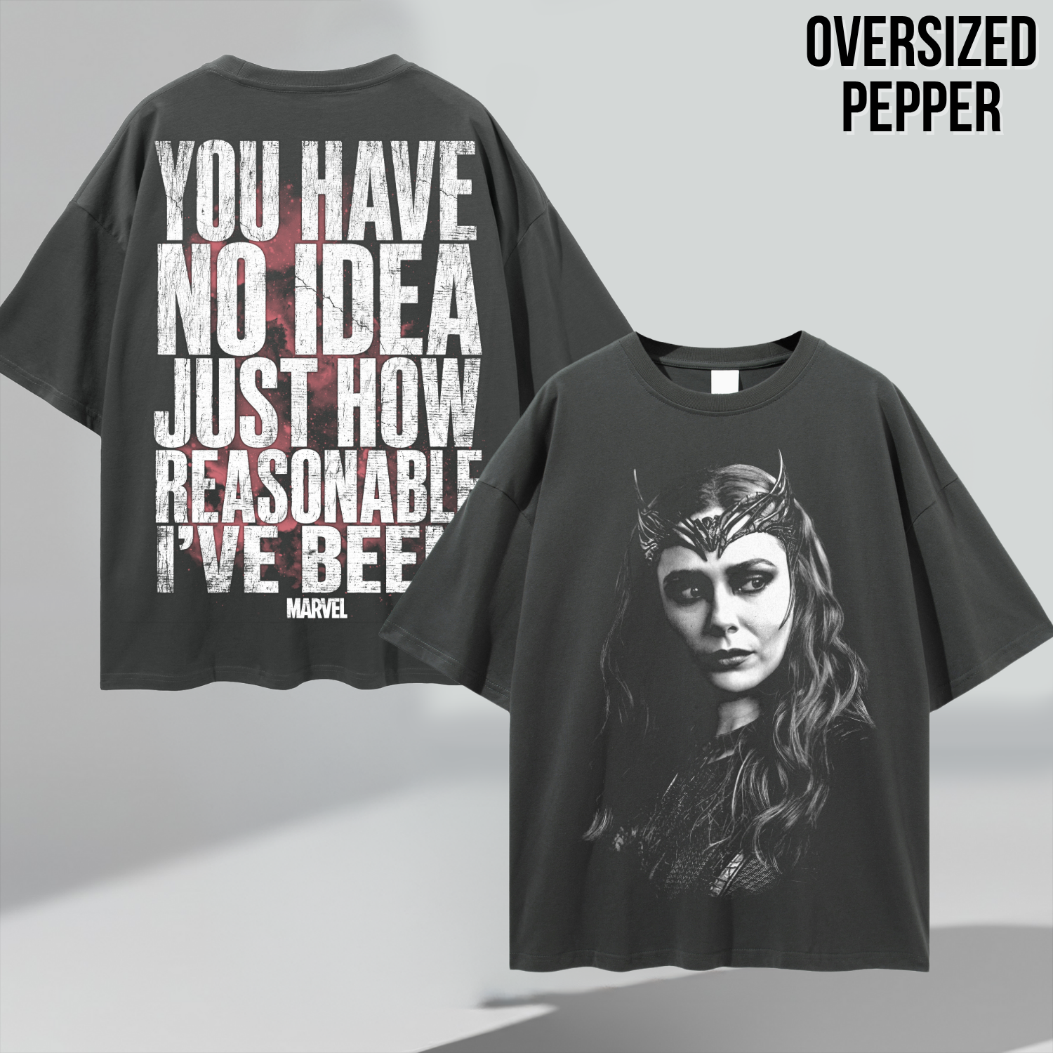 Scarlet Witch Shirt – Wanda Maximoff You Have No Idea Just How Reasonable I've Been Tee, Scarlet Witch Marvel Fan Gift, WandaVision Graphic Shirt, Marvel Villain Shirt