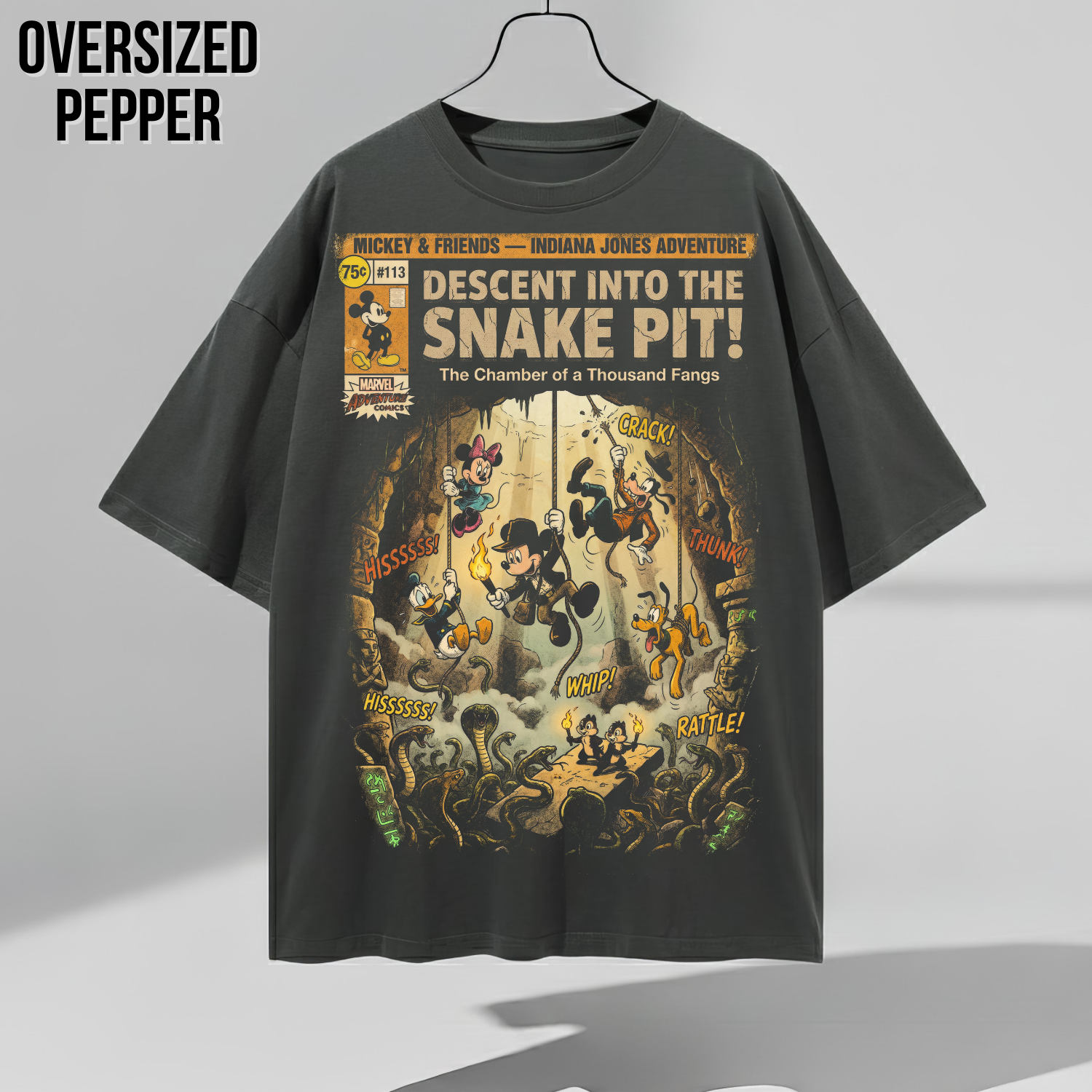 Mickey & Friends Indiana Jones Snake Pit Shirt: Mickey Indiana Jones Adventure T-Shirt