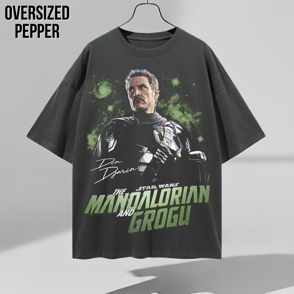 Mandalorian and Grogu Shirt: Din Djarin Pedro Pascal Star Wars Tee