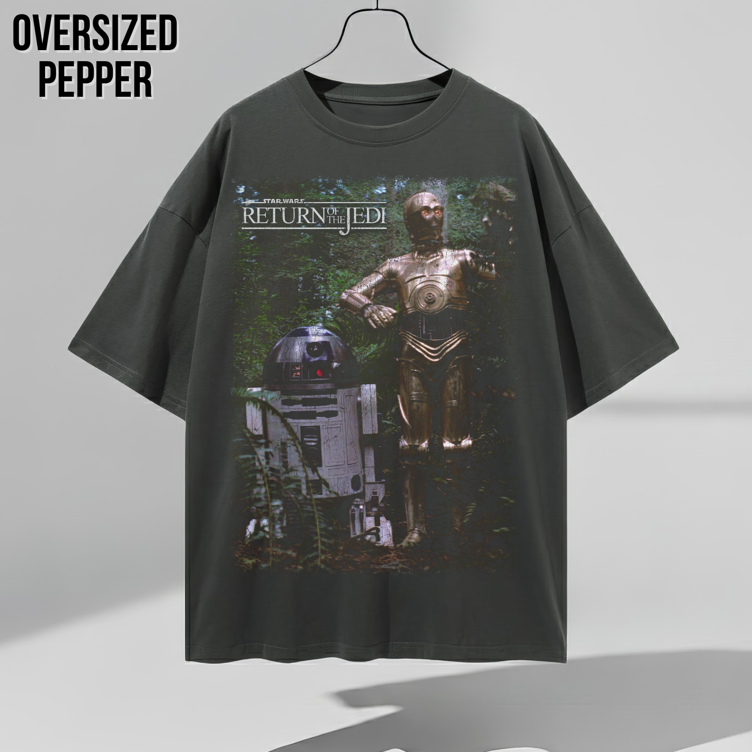 Star Wars Return Of The Jedi Shirt – R2-D2 and C-3PO Endor Graphic Tee, Star Wars Fan Gift, Return Of The Jedi Droids Shirt