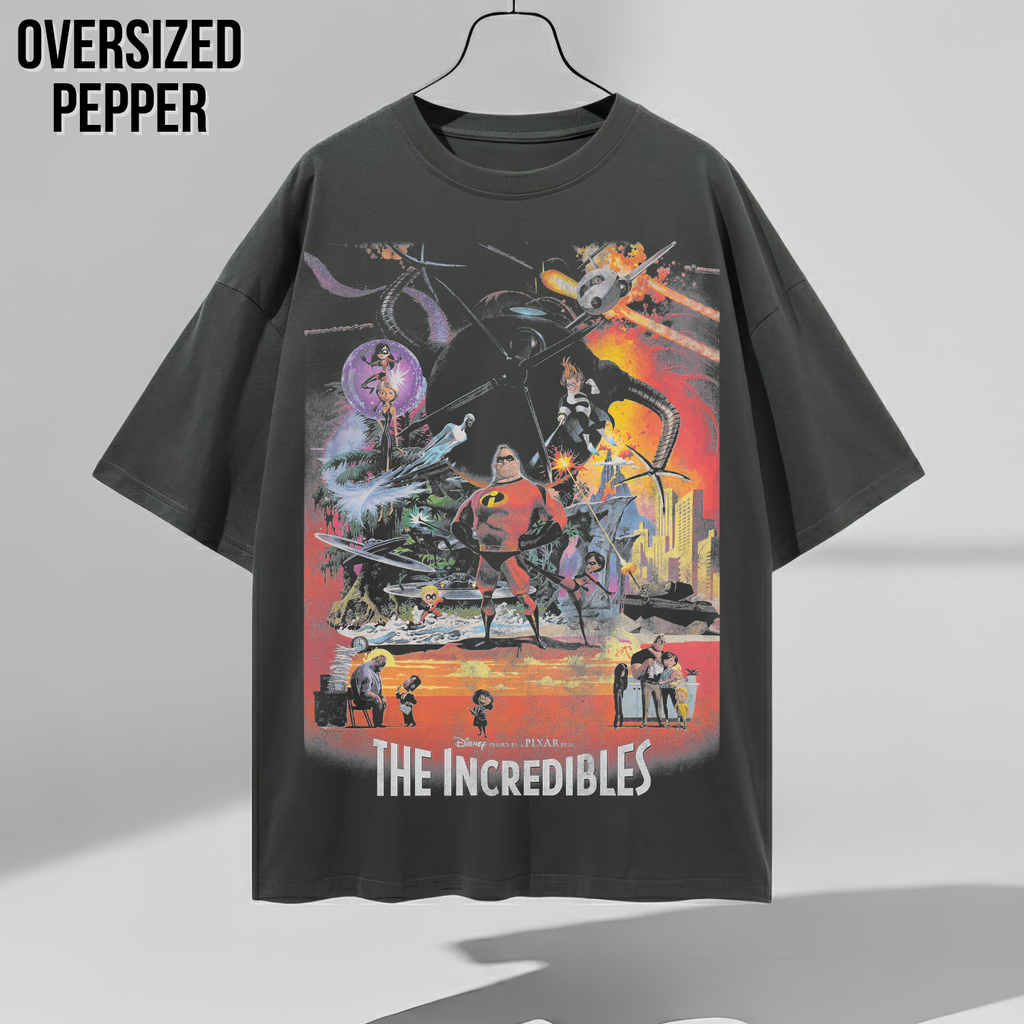 Disney Pixar The Incredibles Shirt – Incredibles Movie Poster Graphic Tee