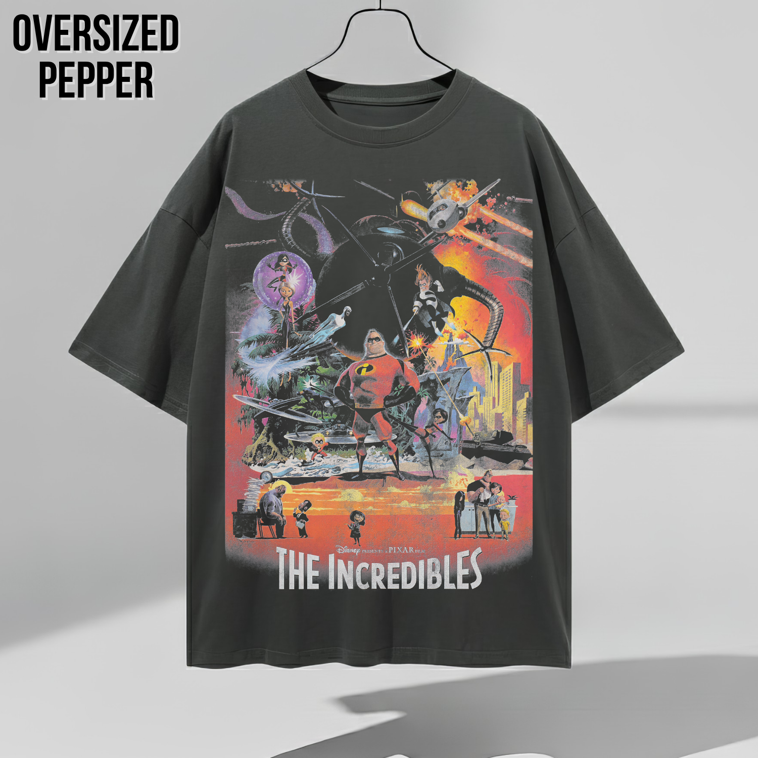 Disney Pixar The Incredibles Shirt – Incredibles Movie Poster Graphic Tee