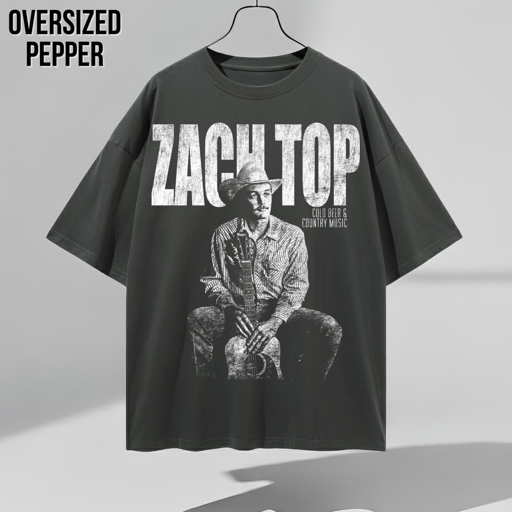 Vintage Zach Top Shirt – Cold Beer & Country Music Tee