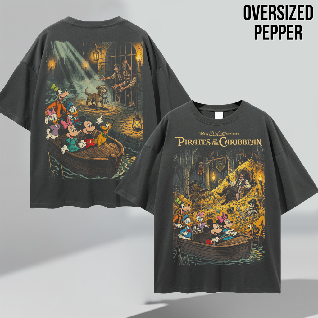 Mickey & Friends Pirates of the Caribbean Shirt: Disney Ride Tee