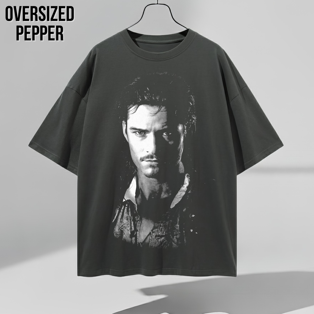 Pirates of the Caribbean Will Turner Shirt – Orlando Bloom Will Turner Portrait Tee, Pirates of the Caribbean Fan Gift, Will Turner Graphic Shirt, Disney Pirates Shirt