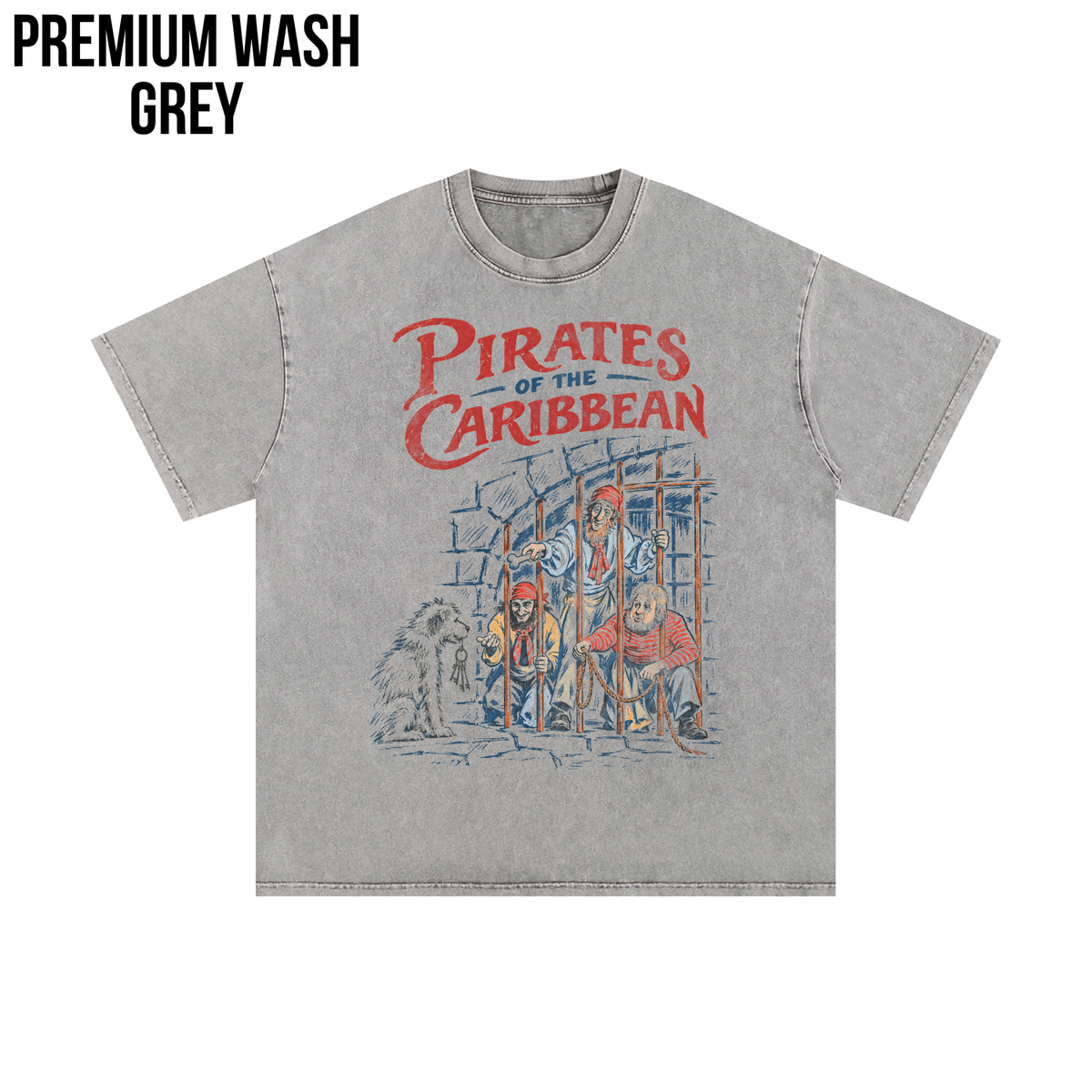 Pirates of the Caribbean Ride Shirt – Disney Pirates Dog Scene Vintage Graphic Shirt, Pirates Ride Tee, Disney Parks Fan Gift, Disneyland Attraction Merch