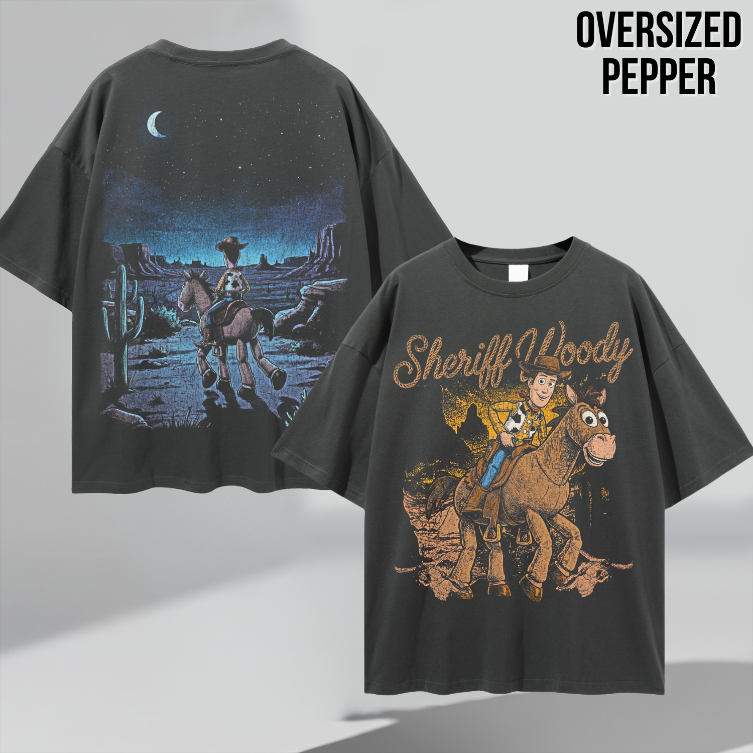 Sheriff Woody Toy Story Shirt – Vintage Woody & Bullseye Tee