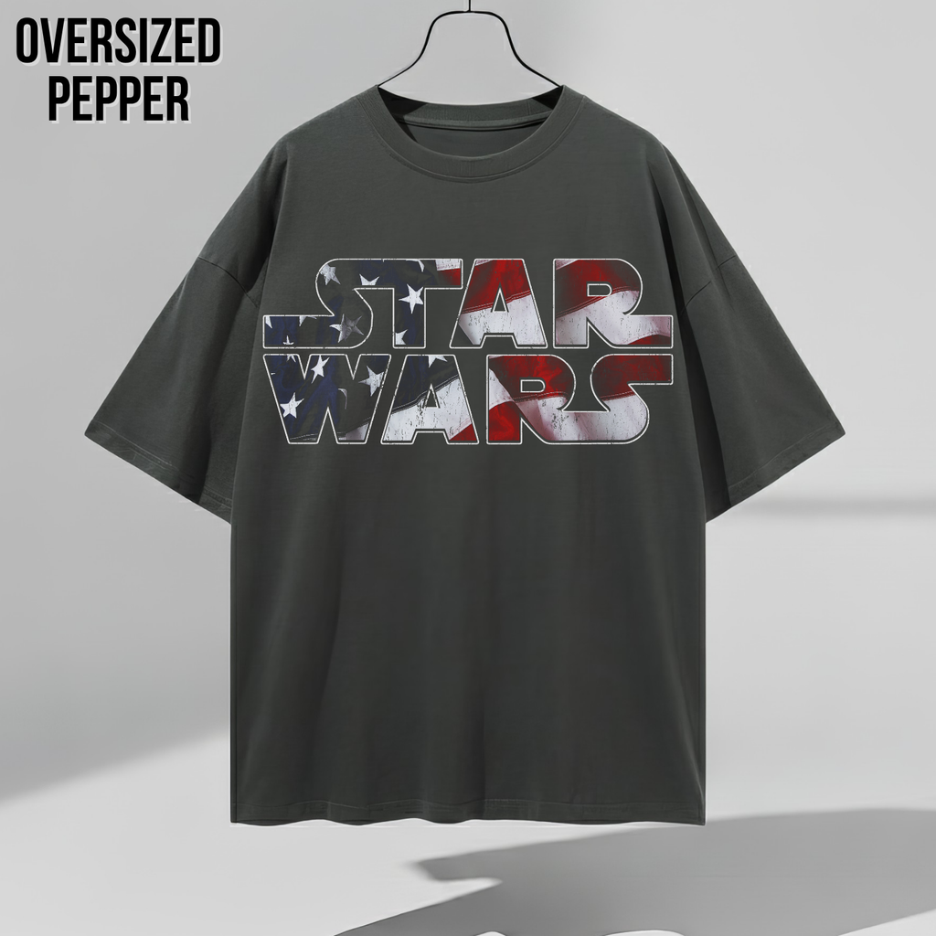 Star Wars Shirt – American Flag Logo Graphic Tee, Star Wars Fan Gift, 4th of July Star Wars Shirt, Galaxy's Edge Disney Shirt