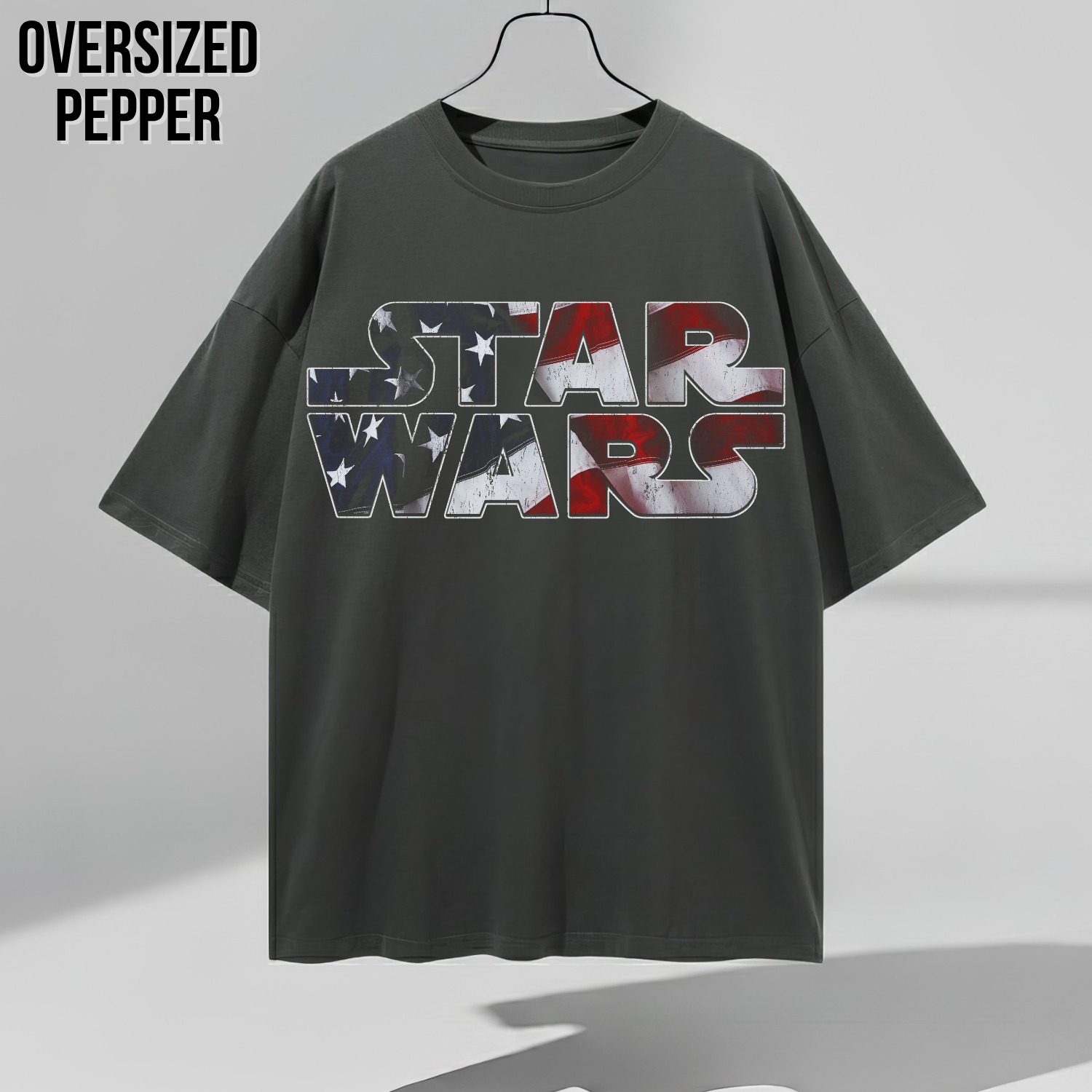 Star Wars Shirt – American Flag Logo Graphic Tee, Star Wars Fan Gift, 4th of July Star Wars Shirt, Galaxy's Edge Disney Shirt