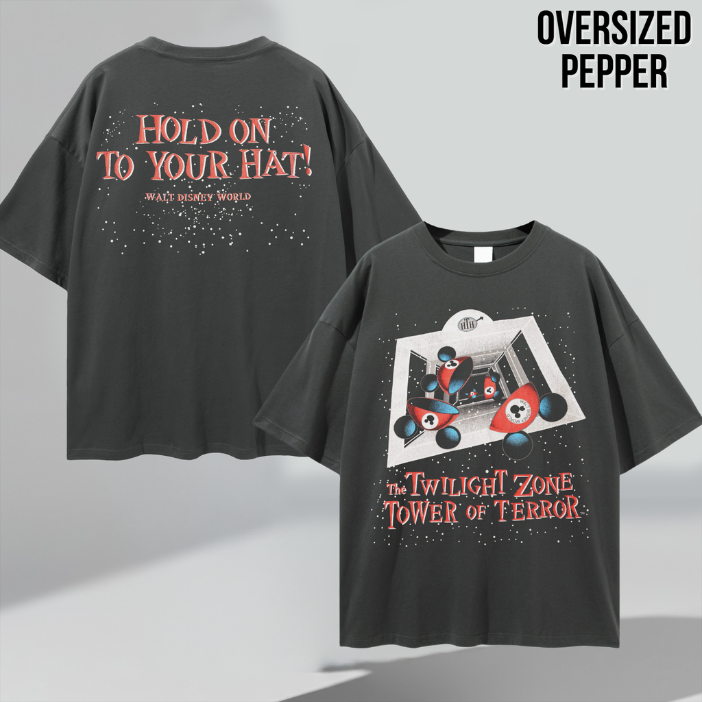 Vintage Tower of Terror Shirt – Twilight Zone Disney Ride Tee, Front Back Print Tee
