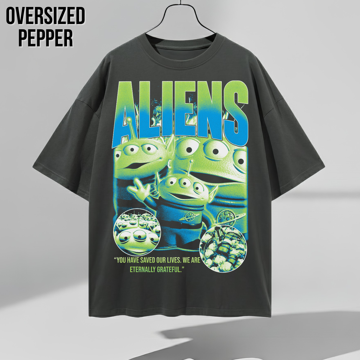 Toy Story Aliens Shirt – The Claw Graphic Tee, Toy Story Little Green Men Fan Gift, Pixar Disney Shirt, Eternally Grateful Tee