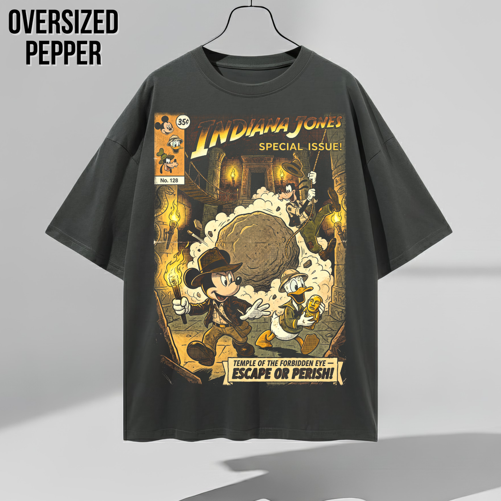Indiana Jones Mickey Goofy Donald Shirt – Temple of the Forbidden Eye Adventure Tee