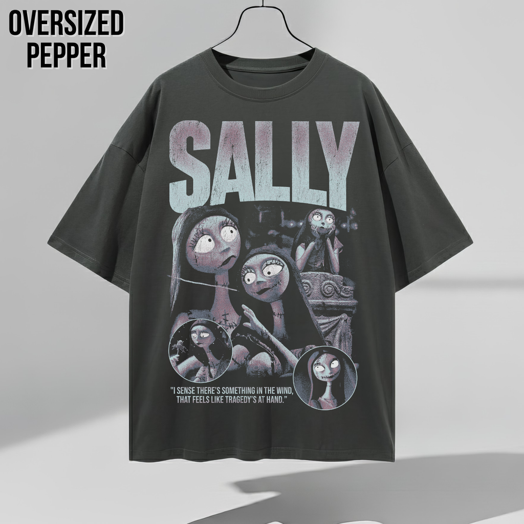 Sally Shirt – Nightmare Before Christmas Sally Vintage Bootleg Graphic Shirt, Sally Portrait Tee, Disney Fan Gift, Halloween Movie Merch