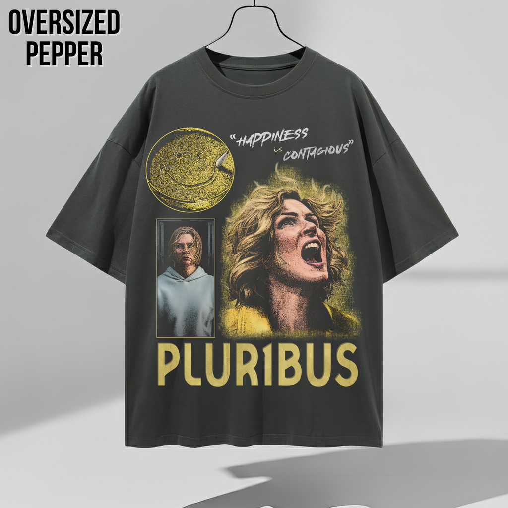 Pluribus Show T-Shirt – Happiness Is Contagious Graphic Tee