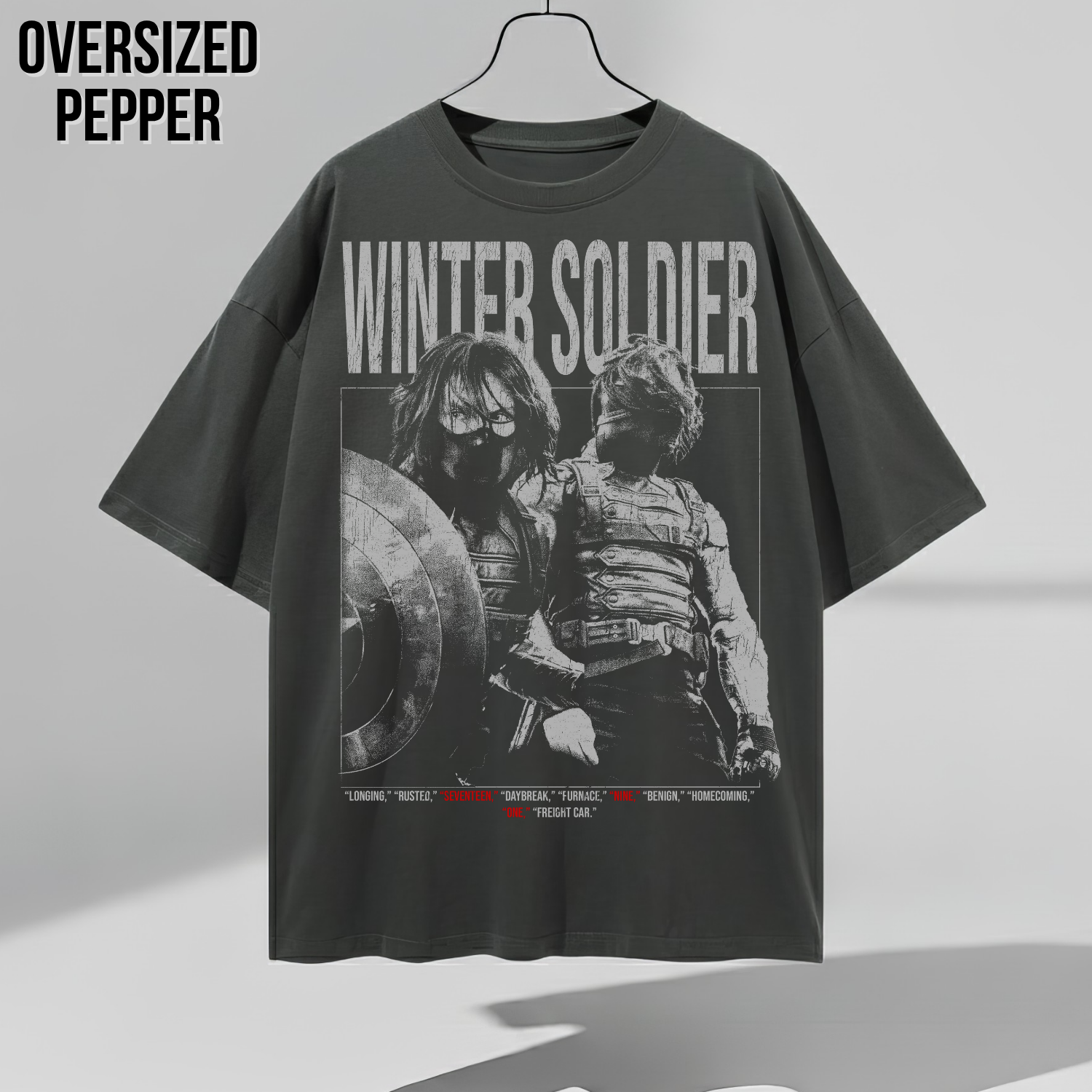 Vintage Winter Soldier Shirt – Bucky Barnes Marvel Graphic Tee