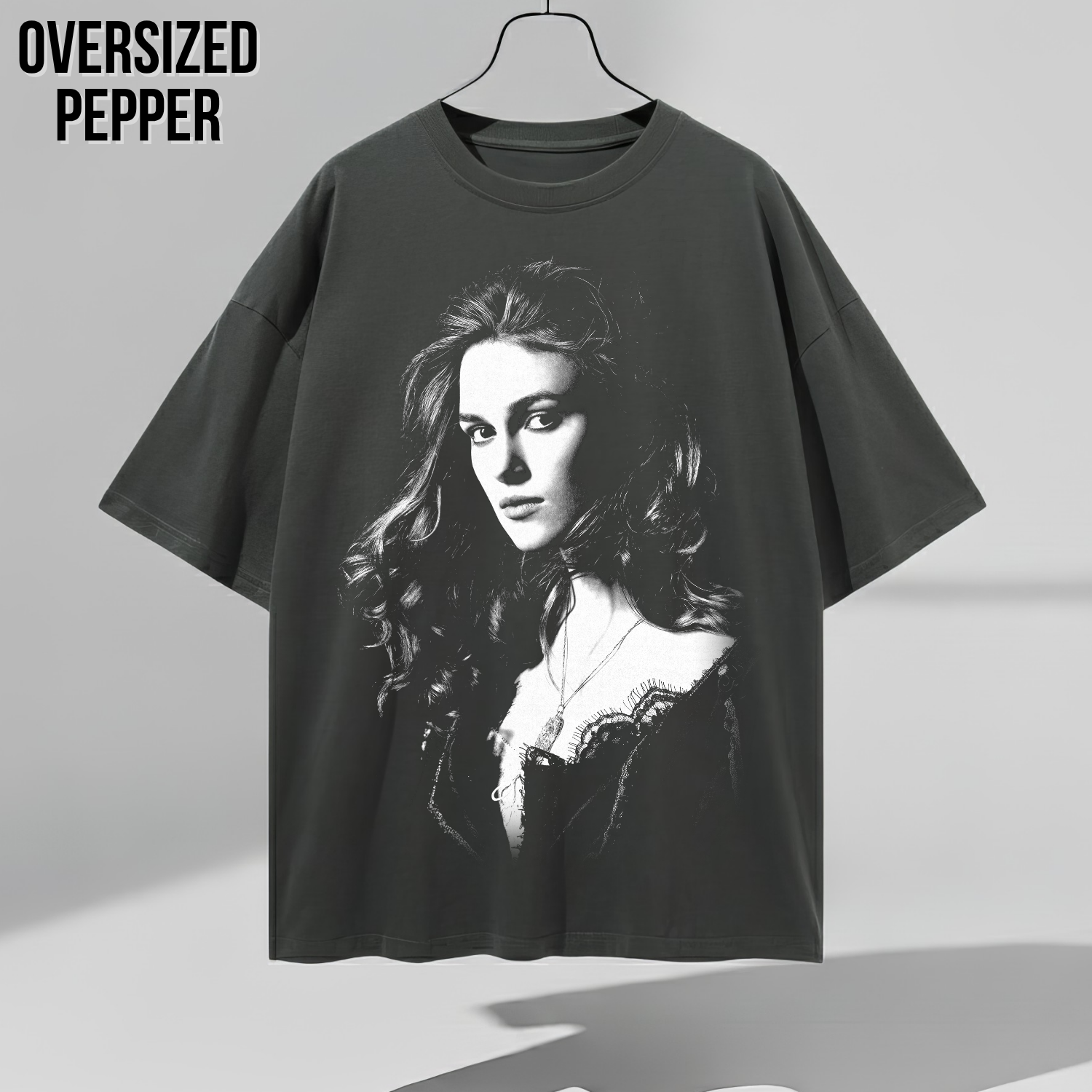 Elizabeth Swann Shirt – Fluch der Karibik Elizabeth Swann Portrait T-Shirt, Keira Knightley Piraten Fan Geschenk, Elizabeth Swann Grafik Shirt, Disney Piraten Shirt