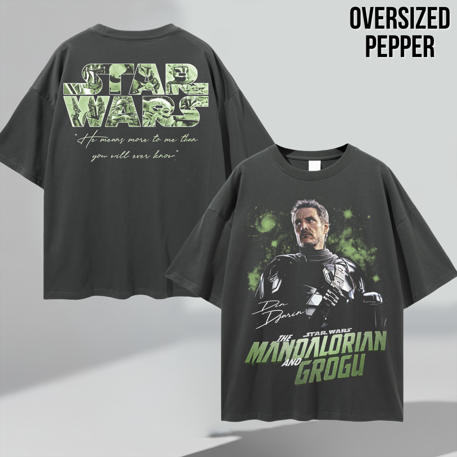 Mandalorian & Grogu Shirt – Star Wars Vintage Tee