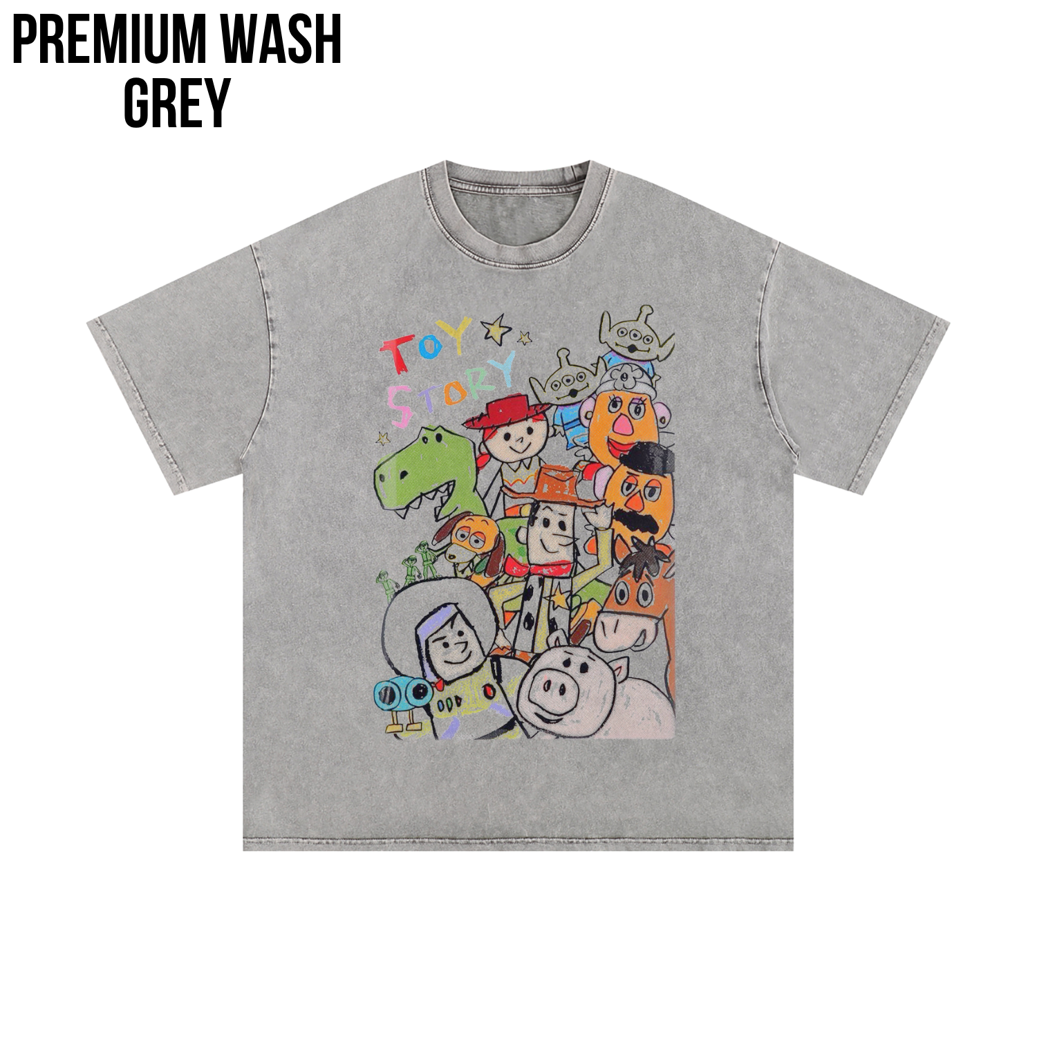 Toy Story Sketch Shirt – Hand Drawn Pixar Characters Tee, Cute Toy Story Shirt