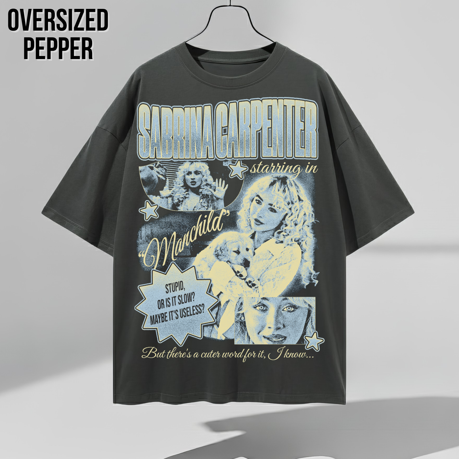 Sabrina Carpenter “Manchild” Vintage Graphic Shirt | Man's Best Friend Album