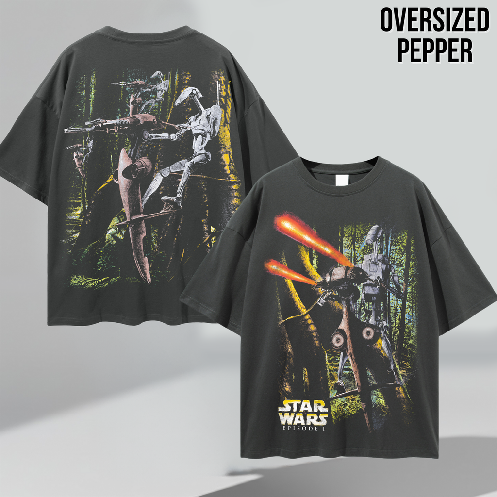 Star Wars Episode I Shirt – Star Wars The Phantom Menace Battle Droid STAP Double Sided Tee, Star Wars Fan Gift, Episode I Graphic Shirt, Star Wars Prequel Shirt