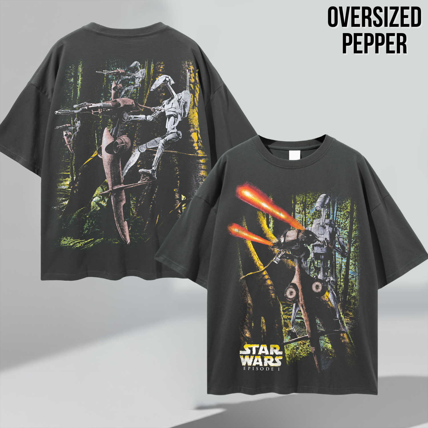 Star Wars Episode I Shirt – Star Wars The Phantom Menace Battle Droid STAP Double Sided Tee, Star Wars Fan Gift, Episode I Graphic Shirt, Star Wars Prequel Shirt