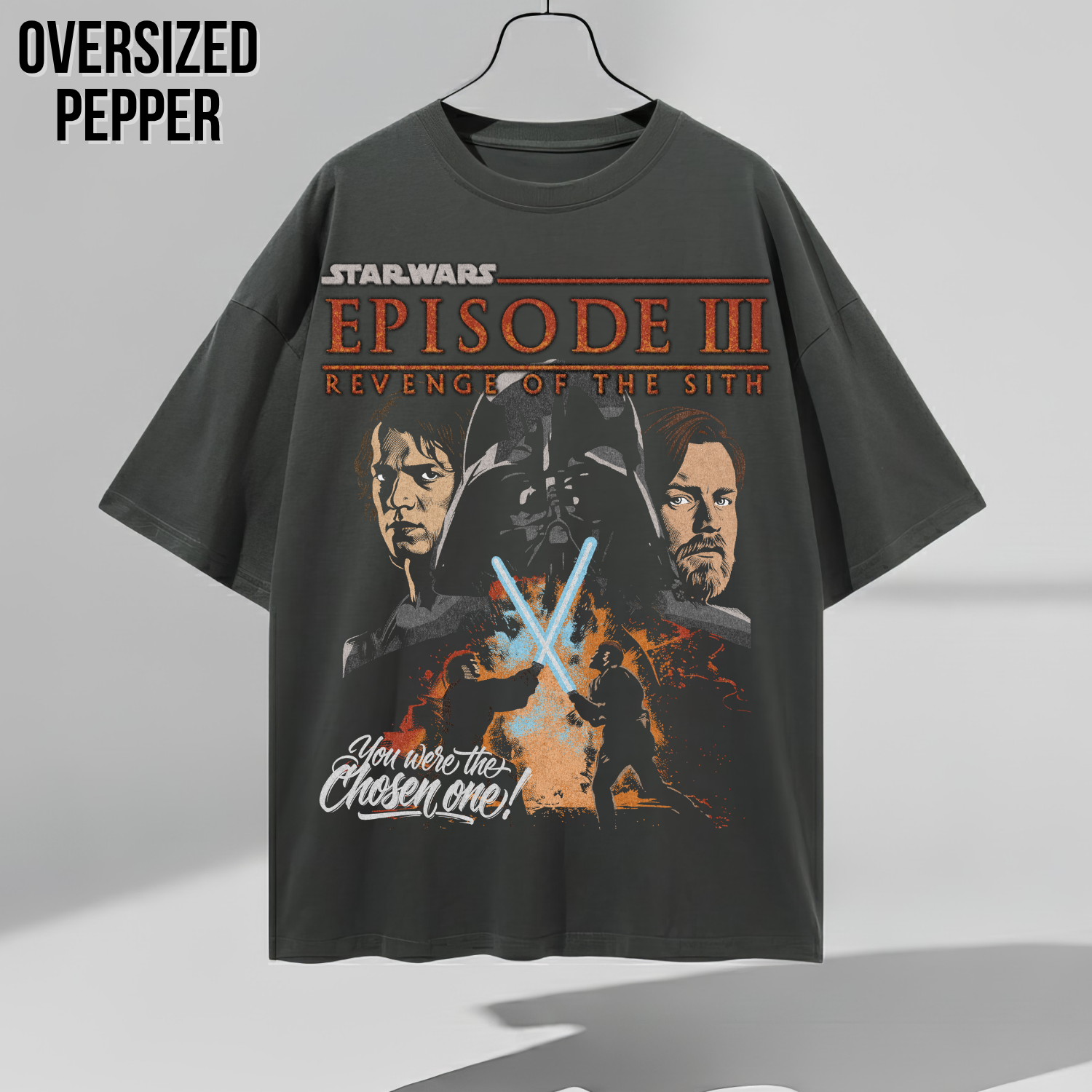 Star Wars Revenge of the Sith Shirt – Anakin vs Obi-Wan Graphic Tee, Episode III Vintage Shirt