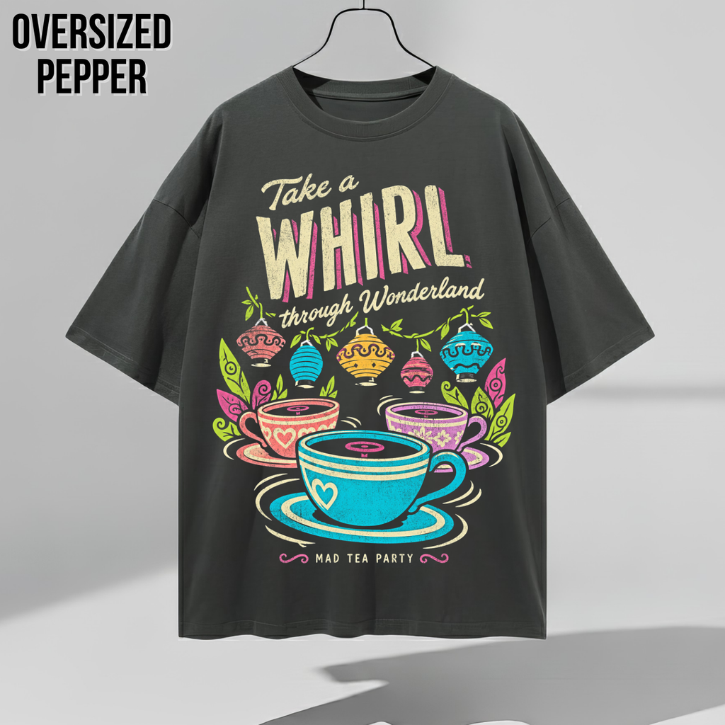 Mad Tea Party Shirt – Alice in Wonderland Teacups Disney Ride Graphic Shirt, Disney Parks Fan Gift, Vintage Wonderland Teacups Shirt, Retro Disney Attraction Merch