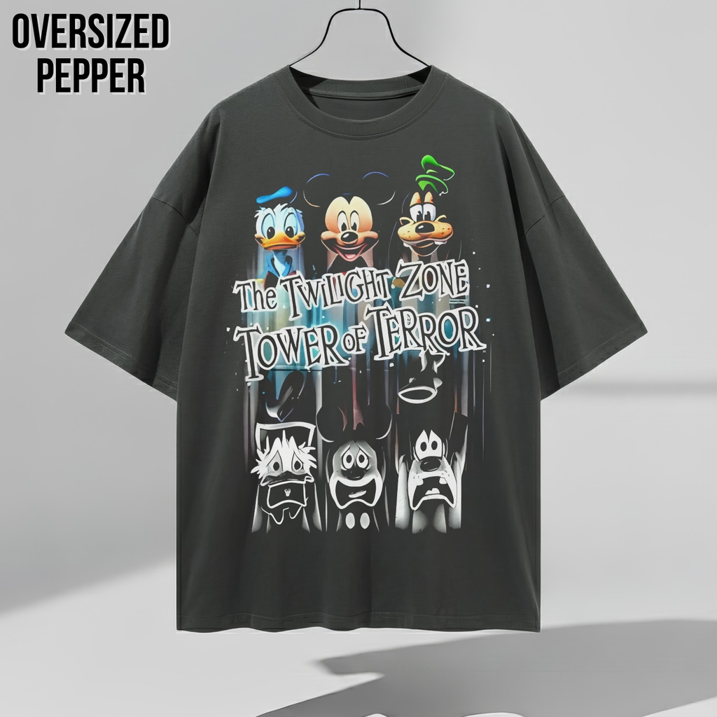 Vintage Tower of Terror Disney Shirt – Mickey Donald Goofy Ride Tee