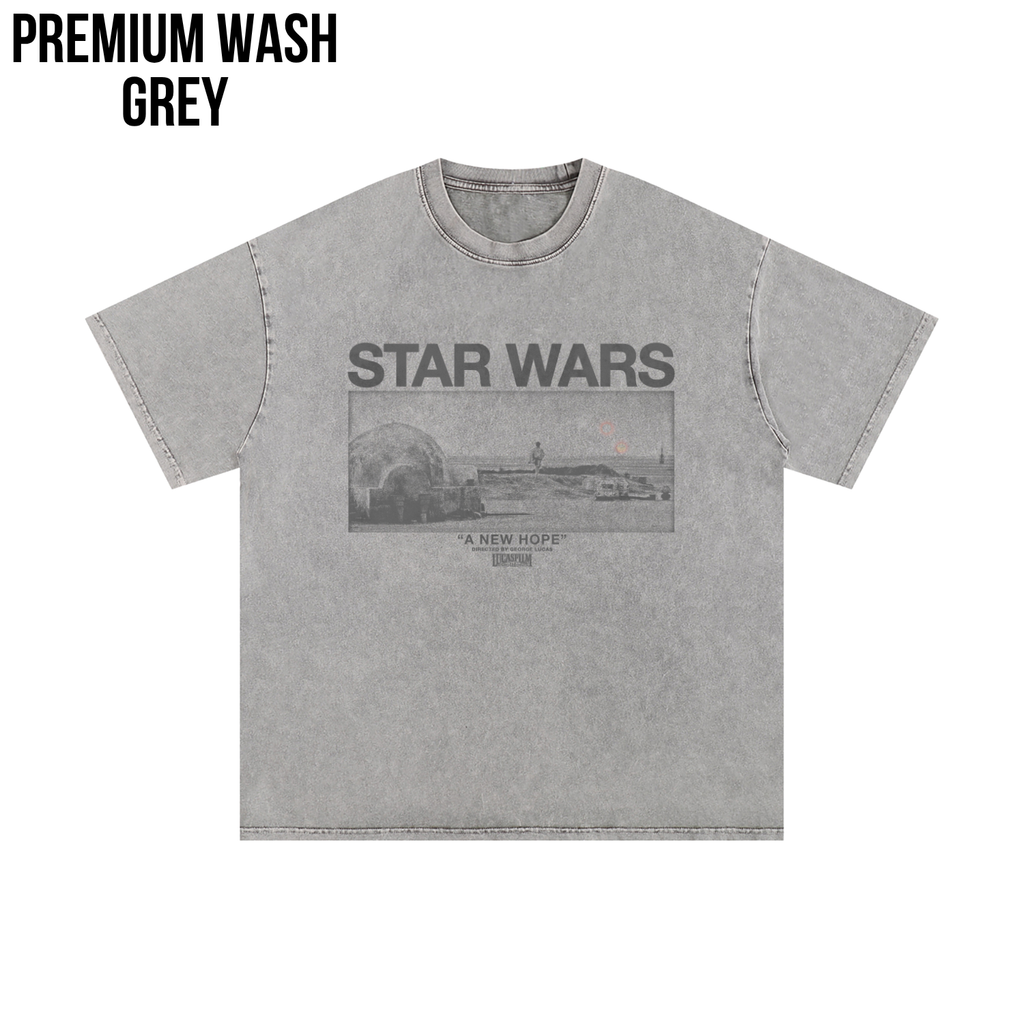 Star Wars A New Hope Shirt – Luke Skywalker Tatooine Twin Suns Tee