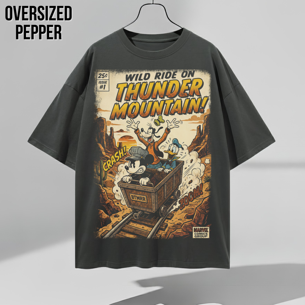 Big Thunder Mountain Shirt – Mickey, Goofy & Donald Vintage Disney Ride Tee