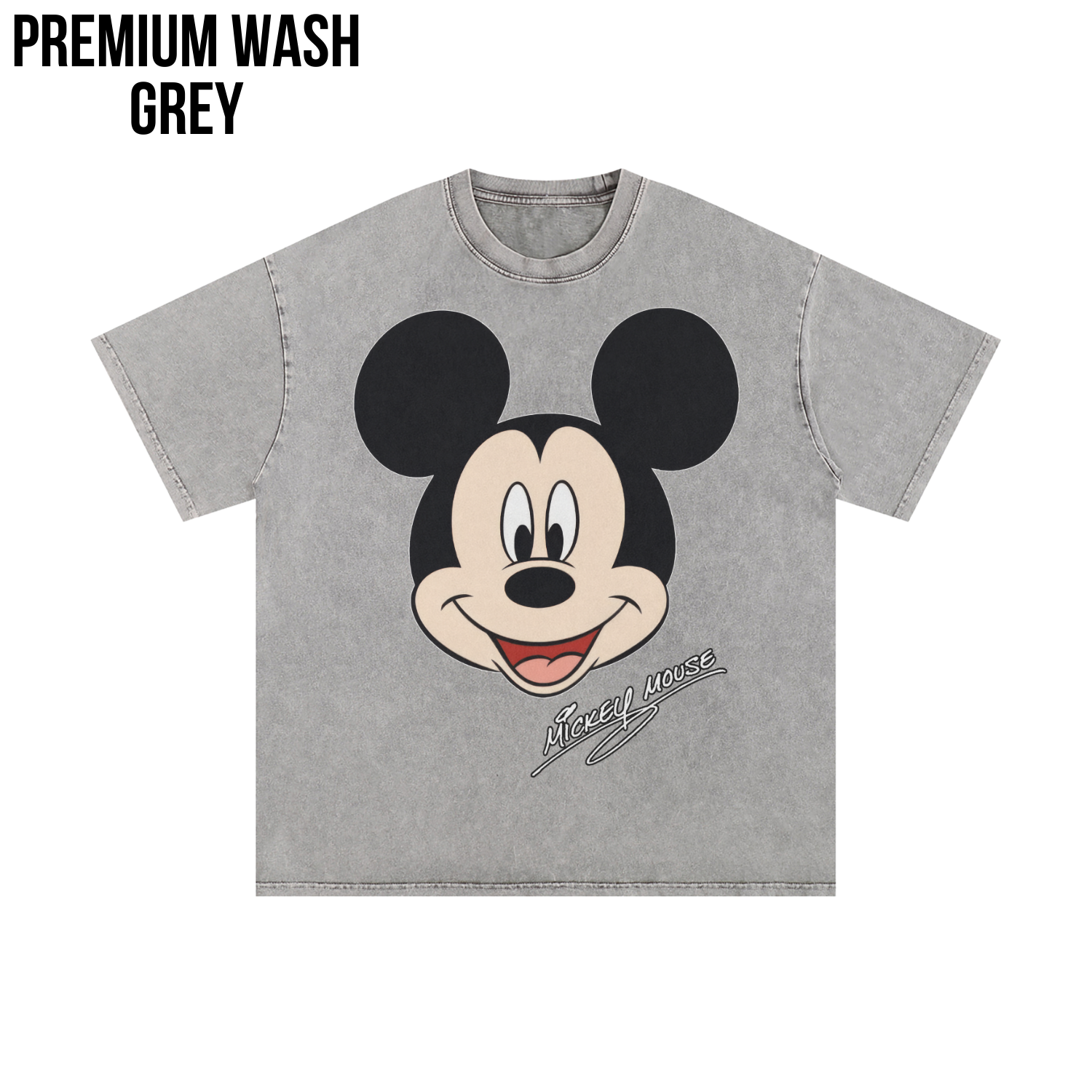 Retro Mickey Mouse Shirt - Disney Mickey Mouse Signature Tee
