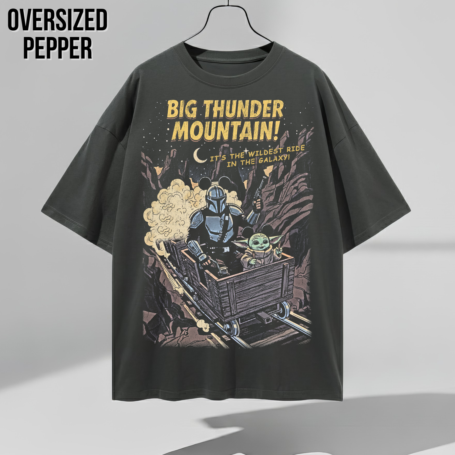 Mandalorian Big Thunder Mountain Shirt – Star Wars Disney Ride Tee, Grogu Mandalorian Shirt