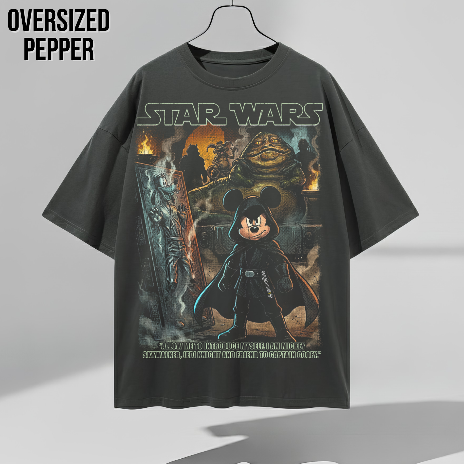 Mickey Skywalker Jabba’s Palace Shirt — Vintage Star Wars Disney Crossover Tee
