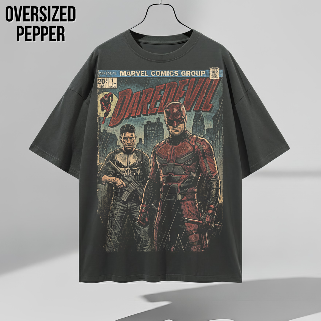 Vintage Daredevil Comic Shirt: Marvel Punisher Tee