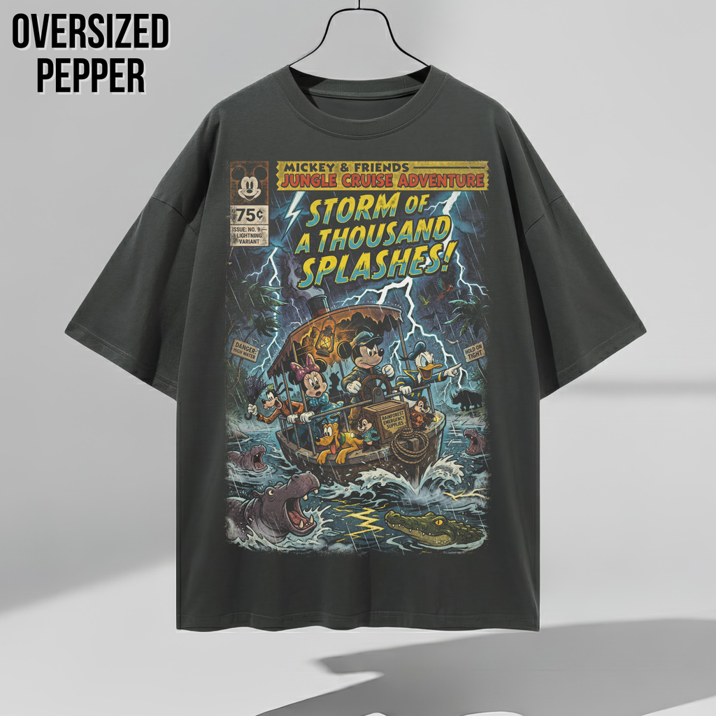 Mickey & Friends Jungle Cruise Adventure Shirt: Vintage Comic Disney Ride Tee