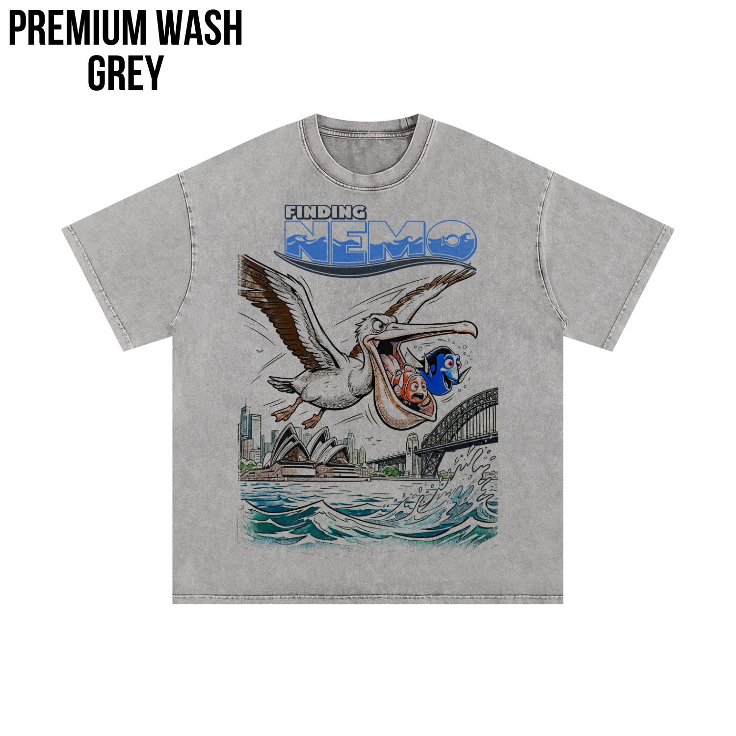 Finding Nemo Shirt – Vintage Marlin & Dory Sydney Rescue Tee