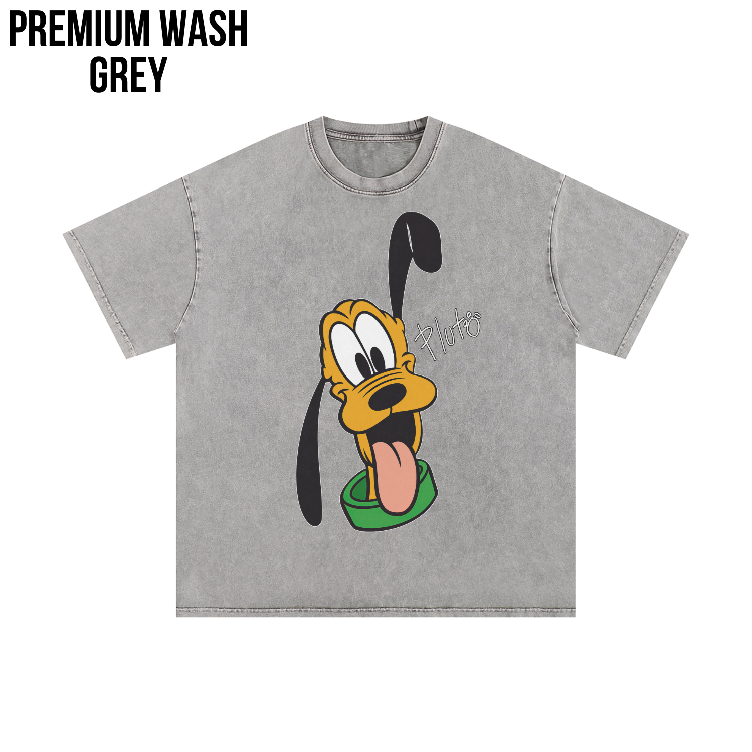 Retro Disney Pluto Shirt - Pluto Signature Tee