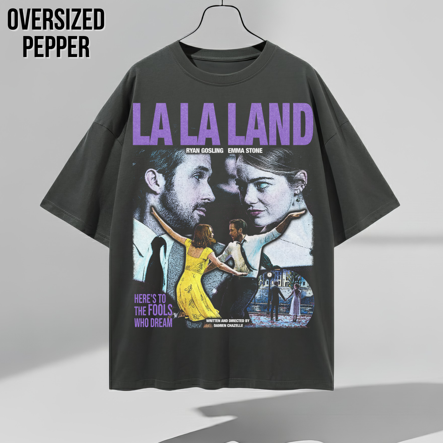 Retro La La Land Shirt - Ryan Gosling Emma Stone Movie Shirt