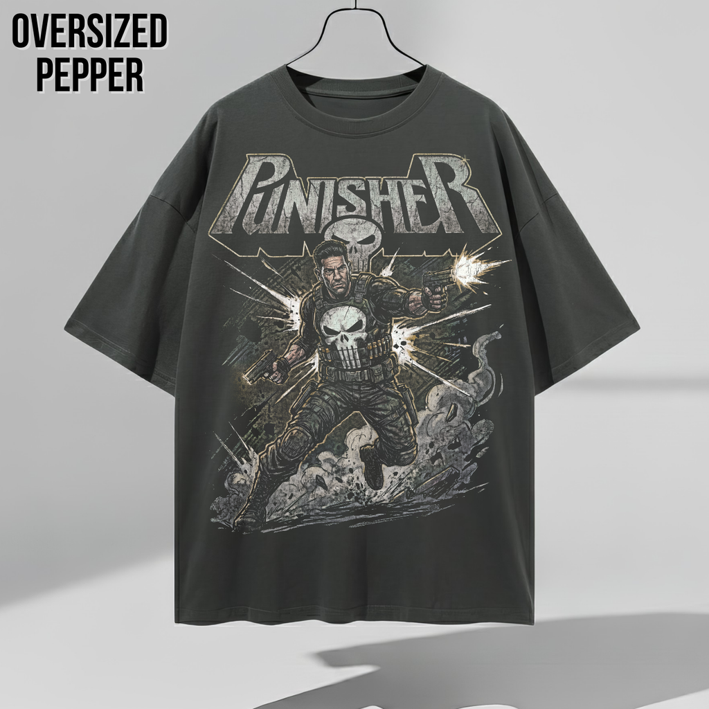 Vintage Punisher Shirt: Retro Marvel Comic Tee