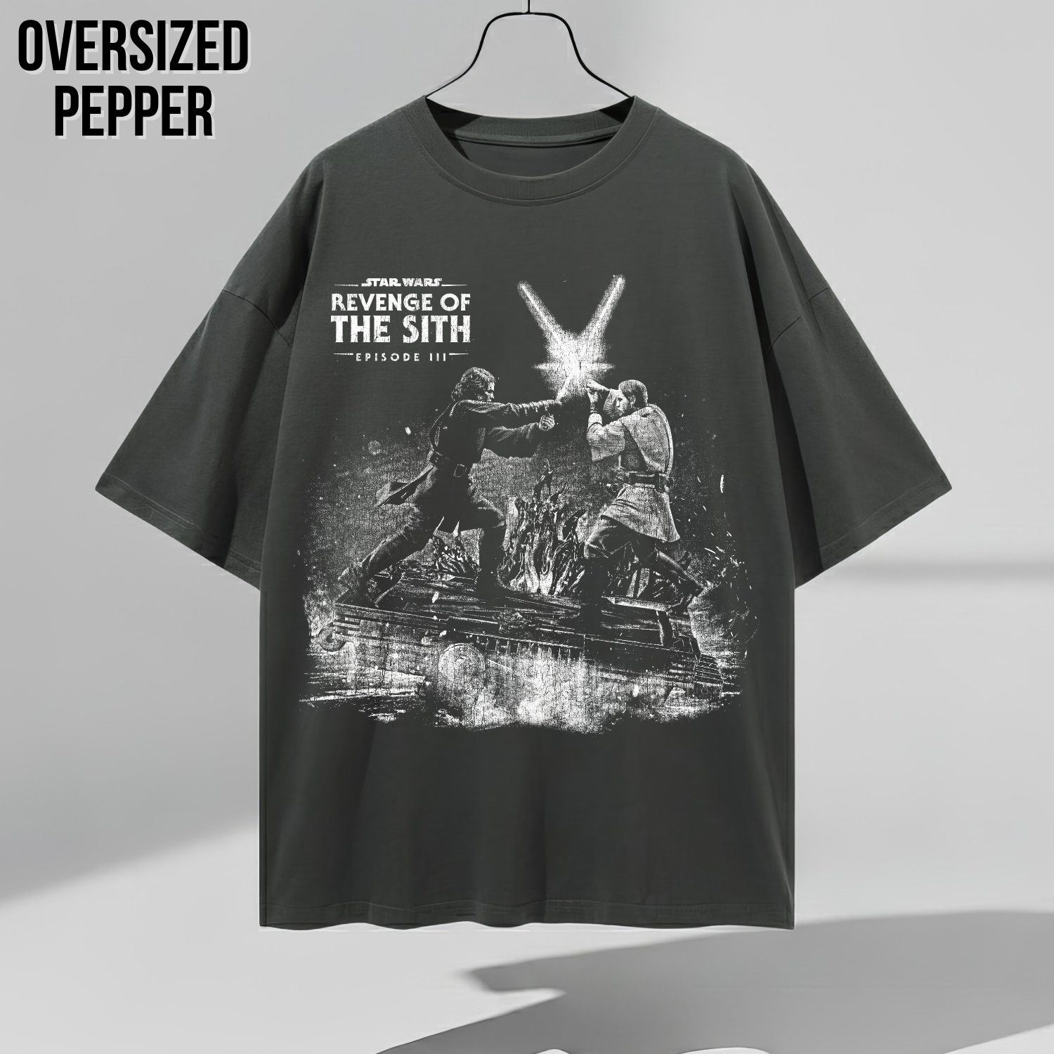 Vintage Revenge of the Sith Shirt: Anakin vs Obi-Wan Duel Tee, Star Wars Episode III Shirt, Mustafar Battle Shirt, Star Wars Fan Gift