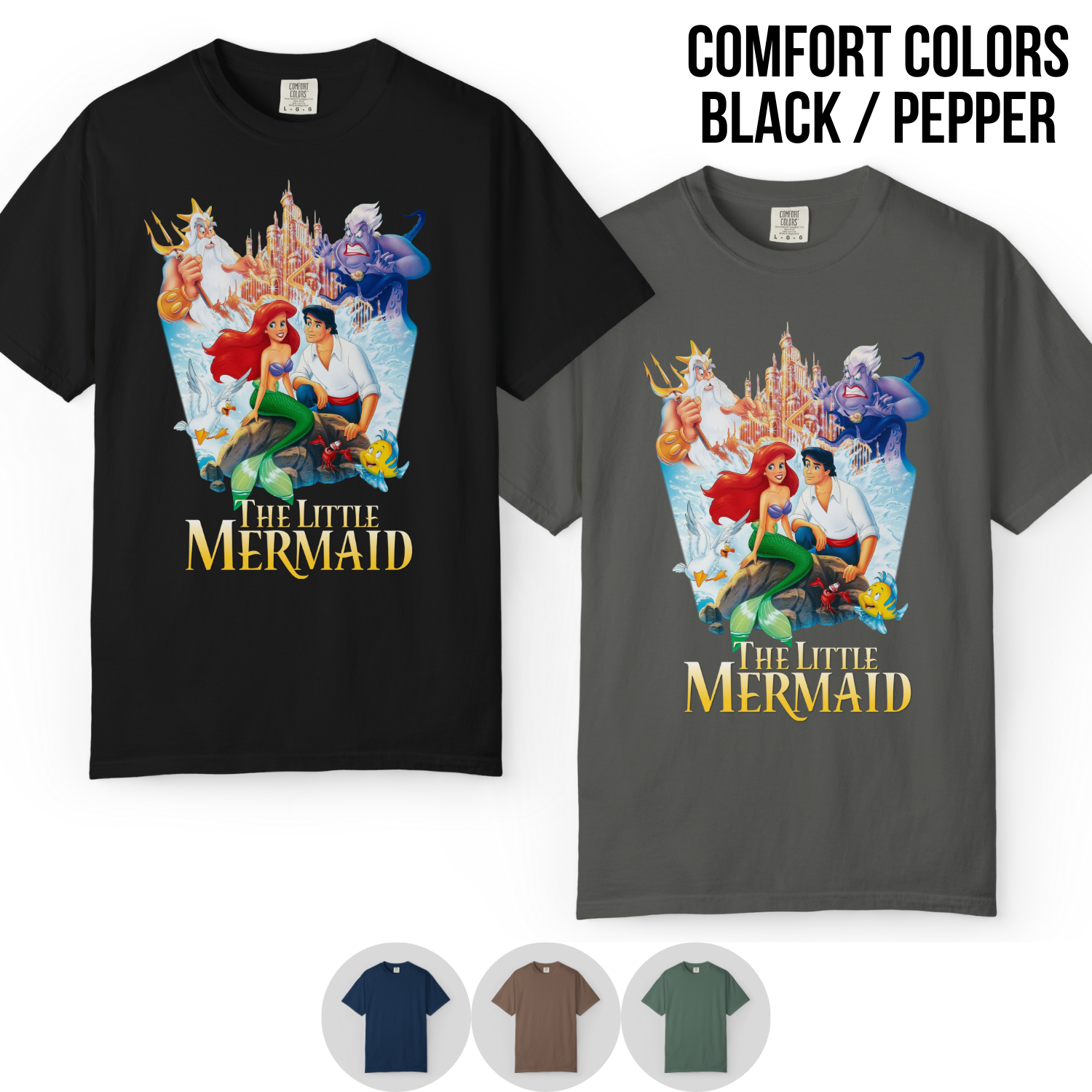 The Little Mermaid Shirt - Vintage Disney Ariel Tee