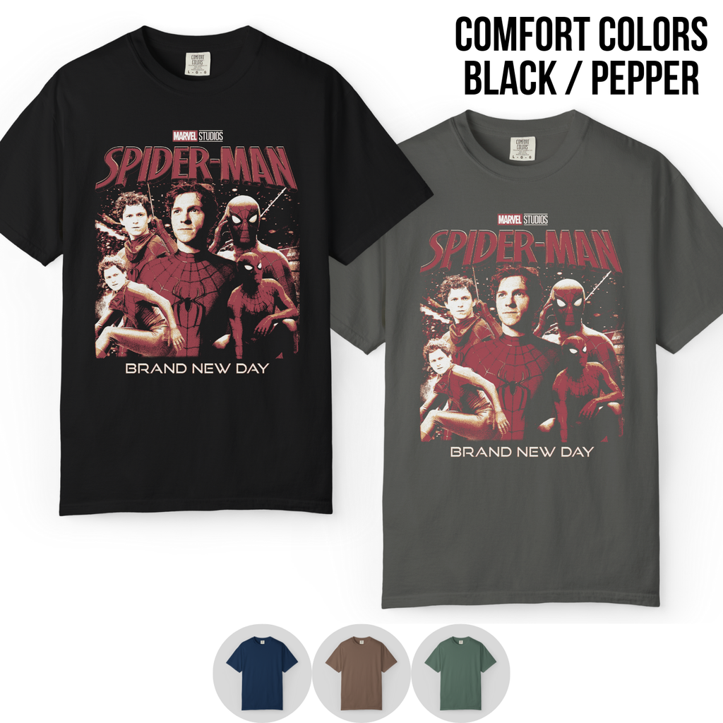 Spider-Man Brand New Day Shirt: Vintage Marvel Spider-Man Graphic