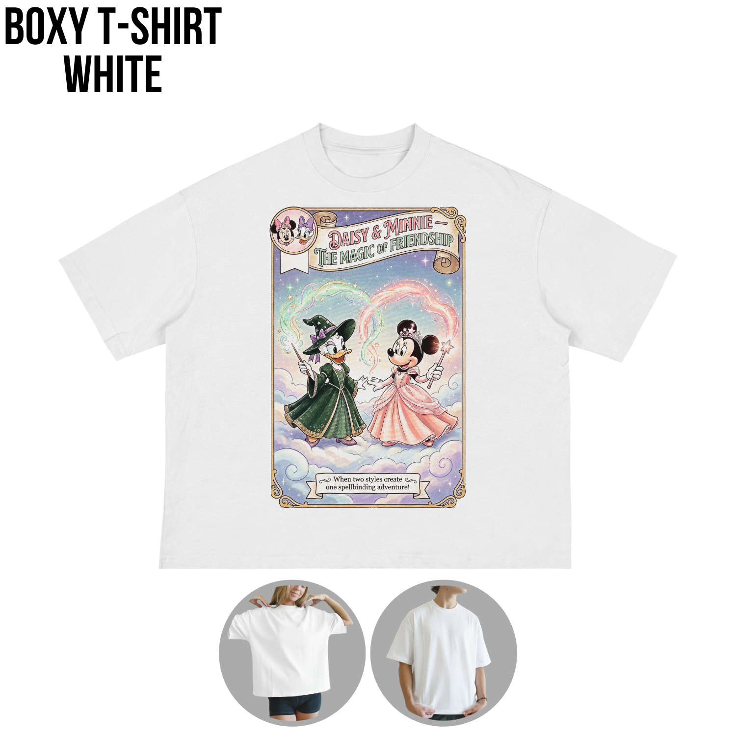 Daisy & Minnie Shirt – Magic of Friendship Vintage Storybook Tee