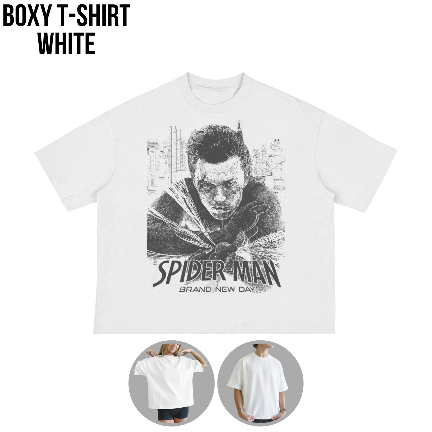 Spider-Man Brand New Day Shirt – Tom Holland Peter Parker Portrait Tee, Spider-Man Brand New Day Graphic Shirt, MCU Spider-Man Fan Gift, Marvel Graphic Tee